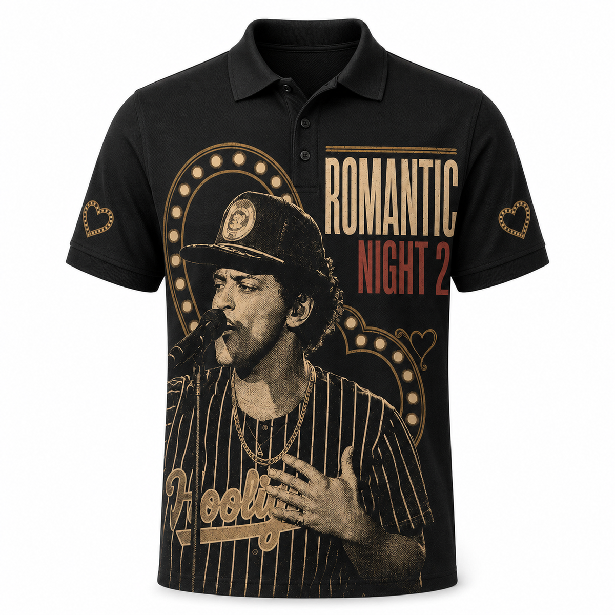 I Was There – Romantic Night Two Vintage Concert shirt - Custom Fan Apparel Image 2