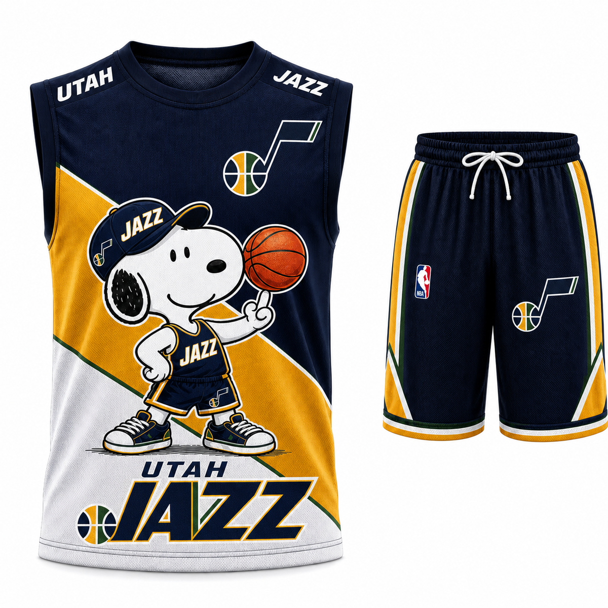 Sport Fan Set — Basketball Jersey+ Shorts | All 30 Teams Available