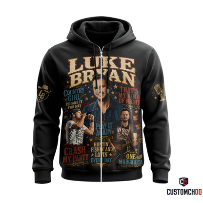Luke Bryan Country Music Shirt — Vintage Western Fan Graphic Tee