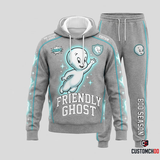 Casper Friendly Ghost Halloween Hoodie and Pants Set