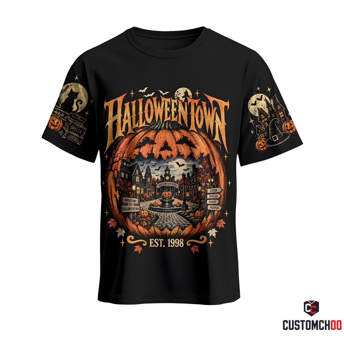 HalloweenTown Est 1998 Shirt — Vintage Halloween Movie Tee
