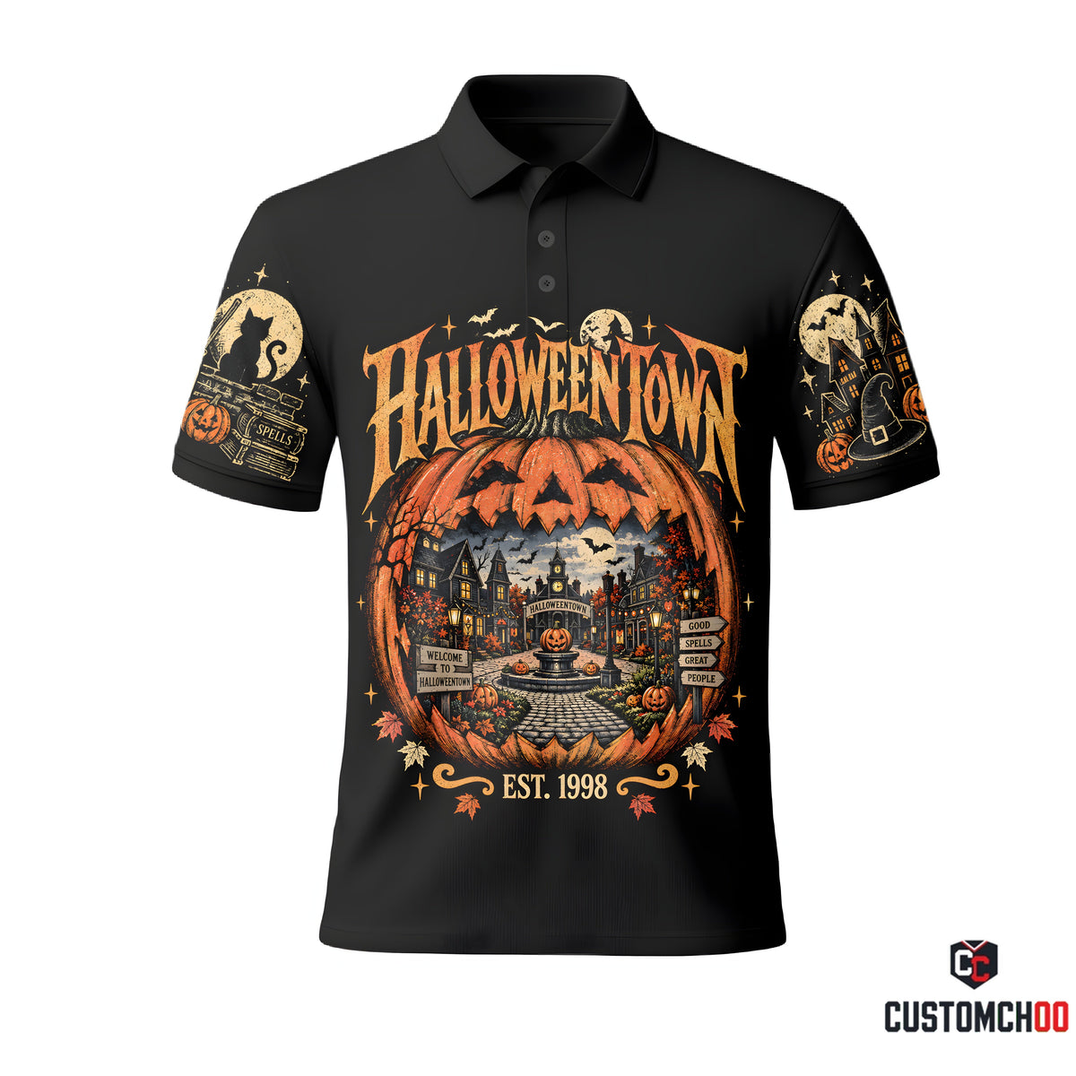 HalloweenTown Est 1998 Shirt — Vintage Halloween Movie Tee