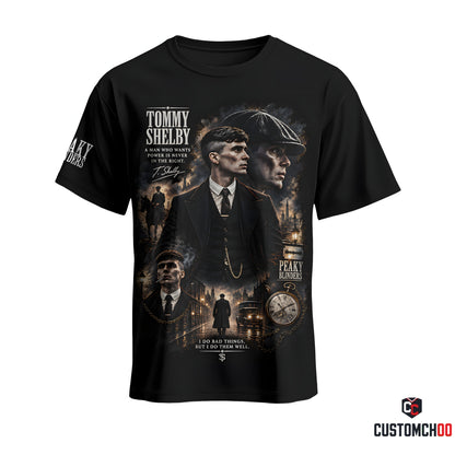 Limited Edition Tommy Shelby Vintage Gangster Graphic Apparel — Hoodie, Zip Hoodie, Sweatshirt & T-Shirt