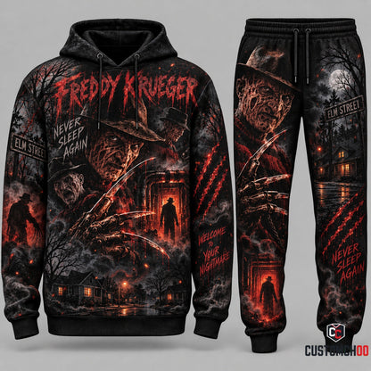 Limited Edition Scary Movie Fan Set — Hoodie & Sweatpants Horror Gift