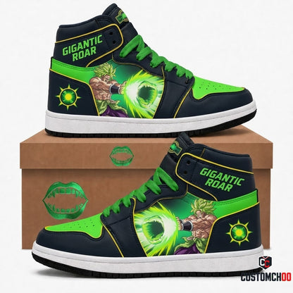 Broly Legendary Super Saiyan Anime Canvas High Top Sneakers - 06. Gigantic Roar