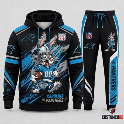 Bug Bunny NFL Fan Set — Hoodie & Sweatpants | All 32 Football Teams Available
