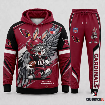 Bug Bunny NFL Fan Set — Hoodie & Sweatpants | All 32 Football Teams Available