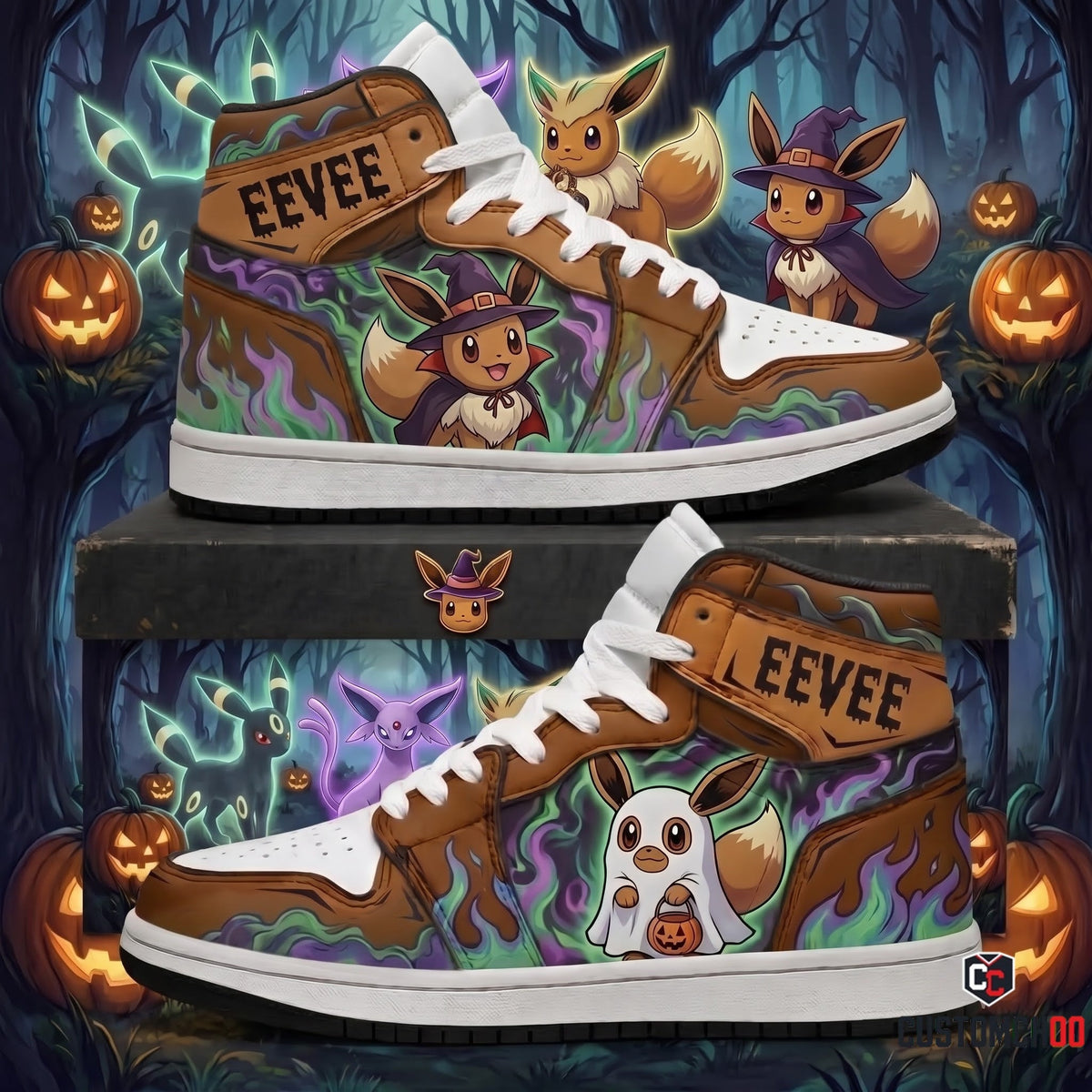 Limited Edition Element Monster Halloween High-Top Sneakers