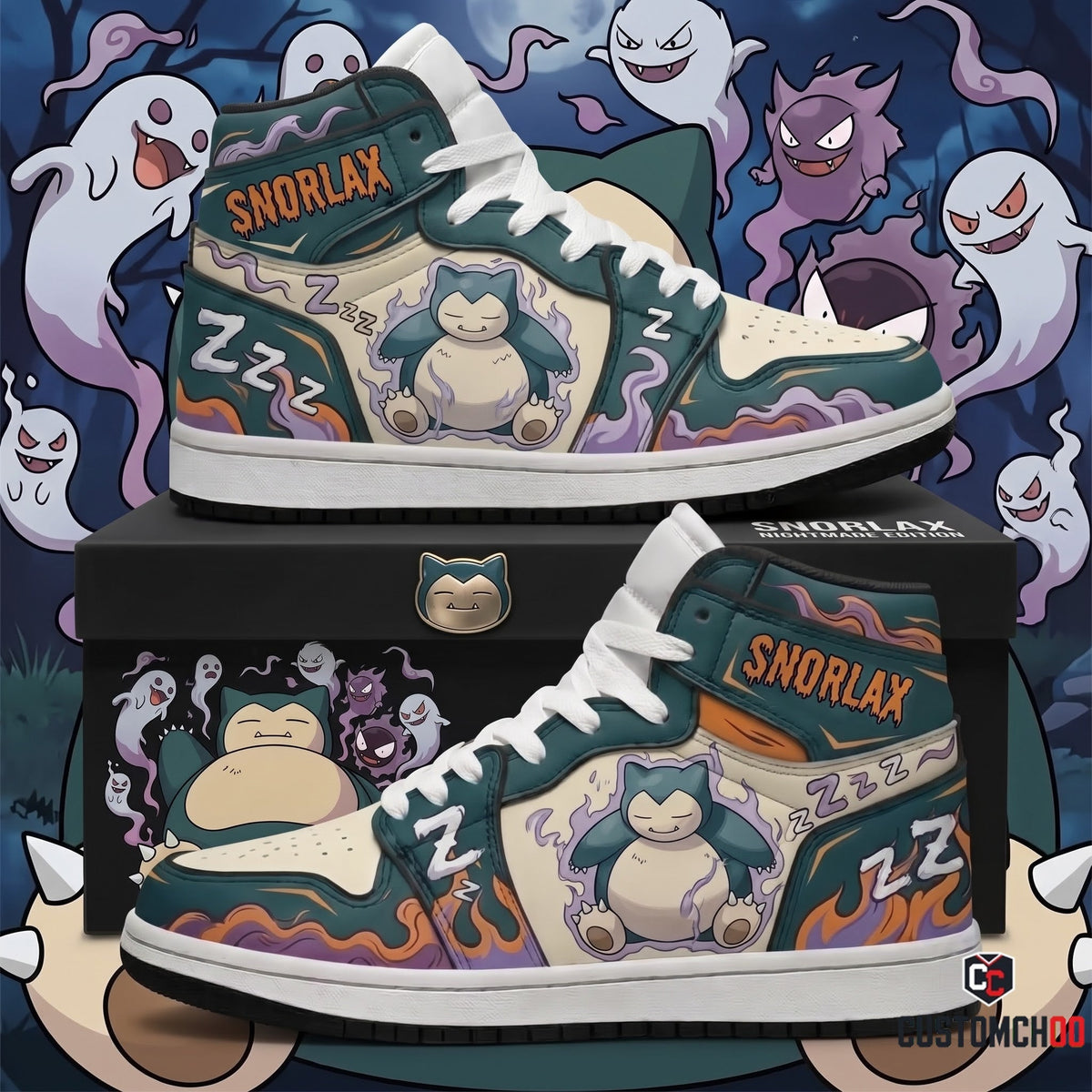 Limited Edition Element Monster Halloween High-Top Sneakers