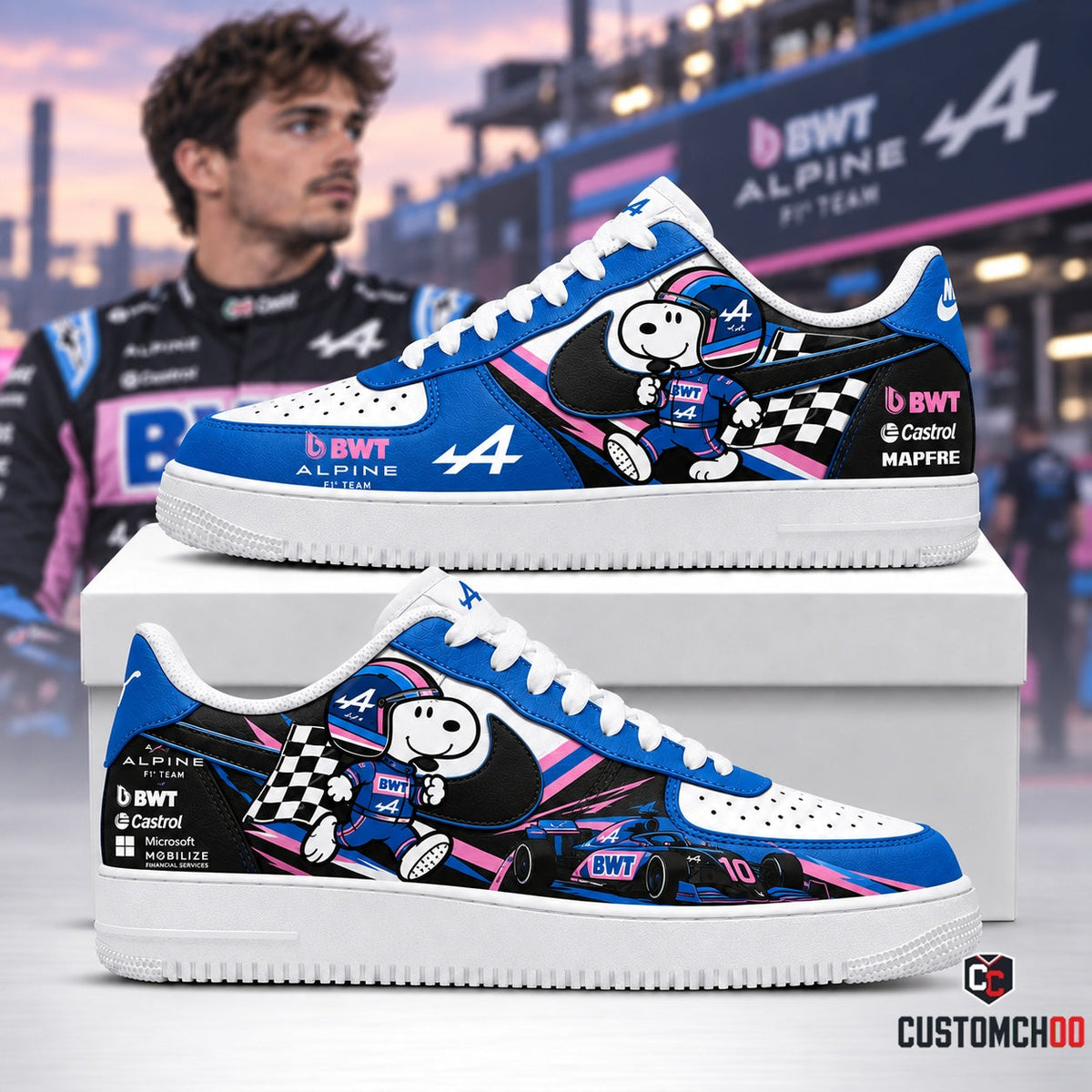 Sport Racing Fan Shoes | All 11 Formula Teams Available -Ver2