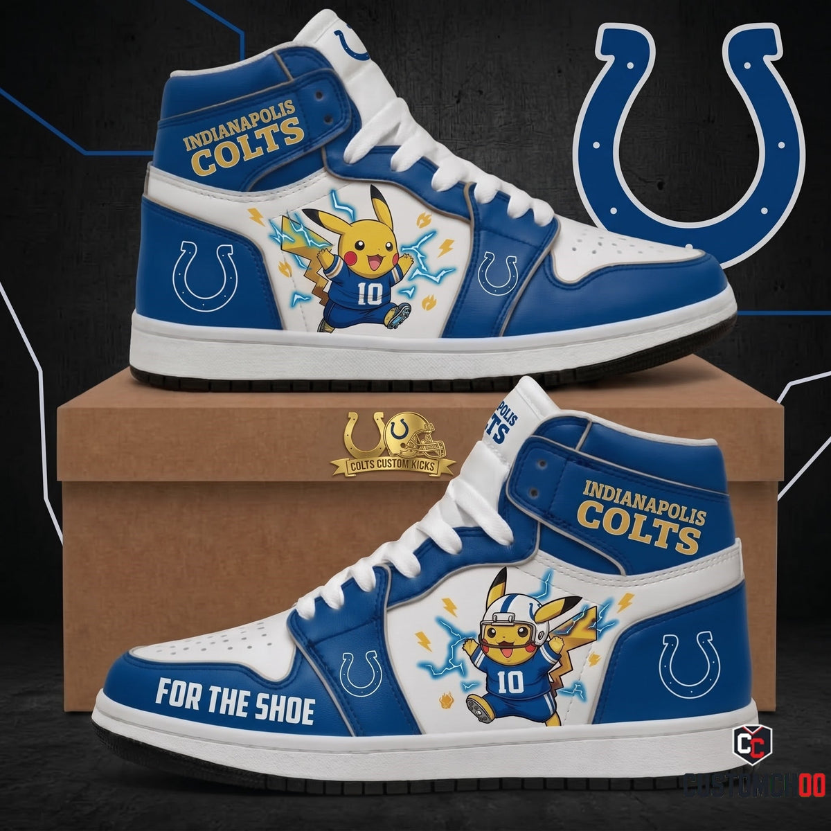 Pikachu NFL 32-Team Fan Sneakers | All 32 Football Teams Available
