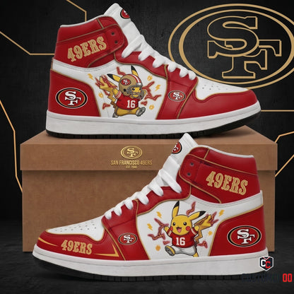 Pikachu NFL 32-Team Fan Sneakers | All 32 Football Teams Available
