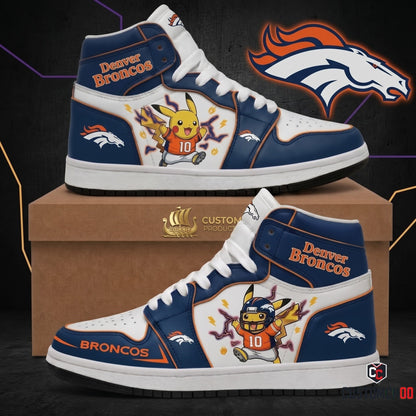 Pikachu NFL 32-Team Fan Sneakers | All 32 Football Teams Available