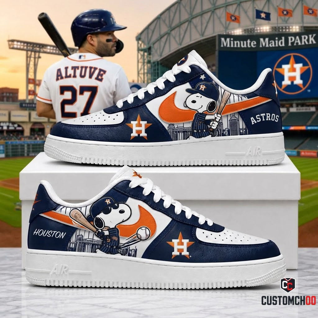 MLB Snoopy Fan Sneakers | Baseball Team Shoes Gift