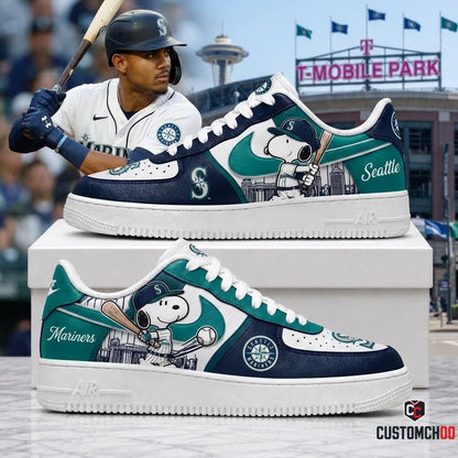 MLB Snoopy Fan Sneakers | Baseball Team Shoes Gift
