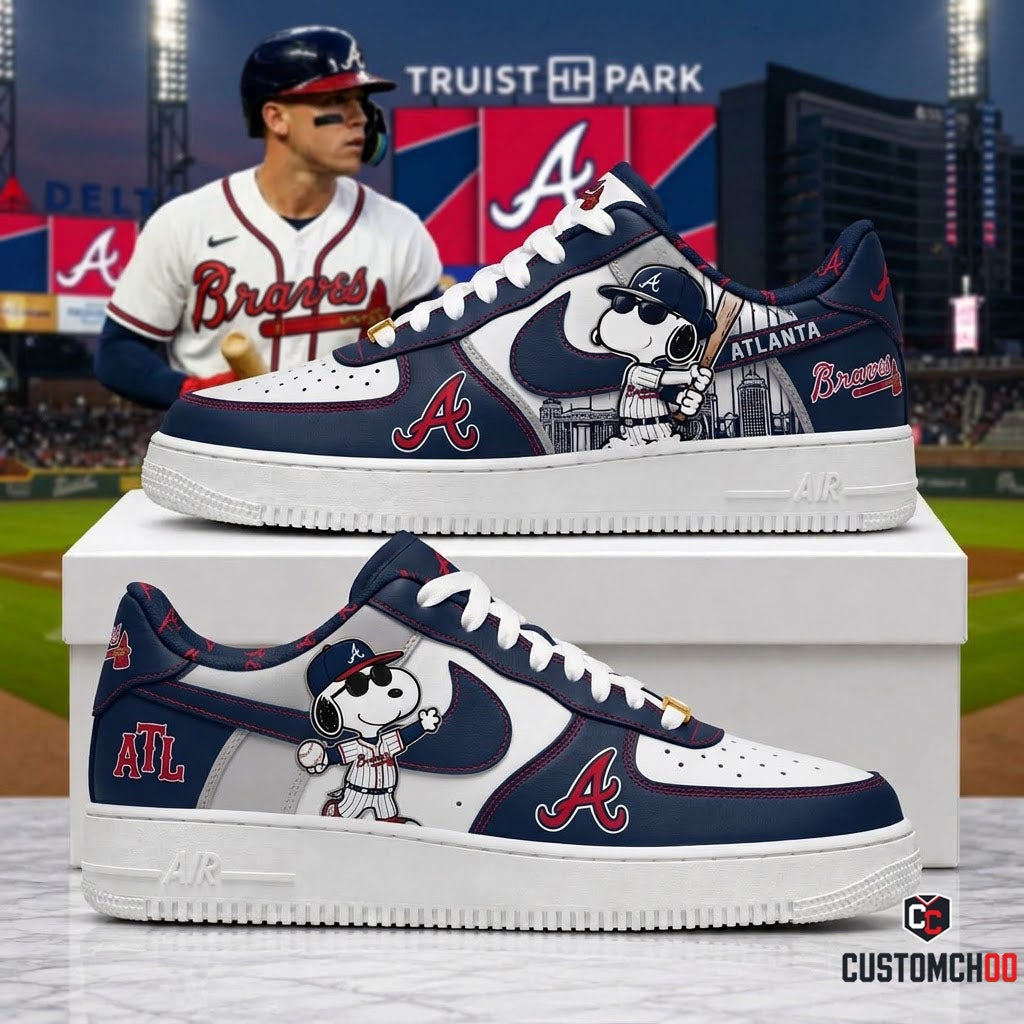 MLB Snoopy Fan Sneakers | Baseball Team Shoes Gift