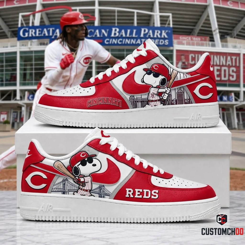 MLB Snoopy Fan Sneakers | Baseball Team Shoes Gift