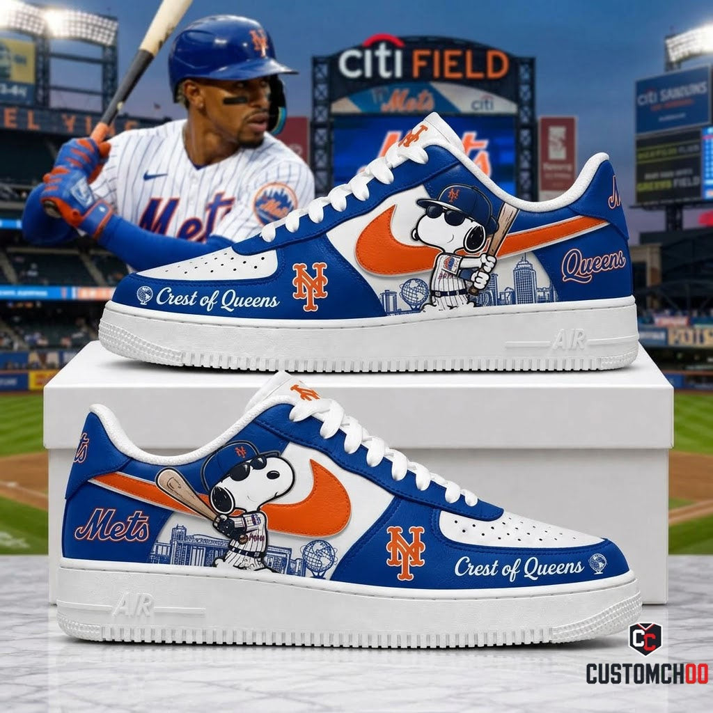 MLB Snoopy Fan Sneakers | Baseball Team Shoes Gift