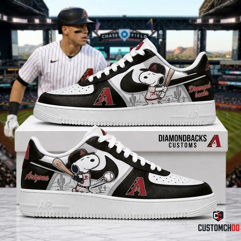 MLB Snoopy Fan Sneakers | Baseball Team Shoes Gift