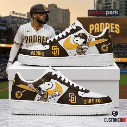 MLB Snoopy Fan Sneakers | Baseball Team Shoes Gift