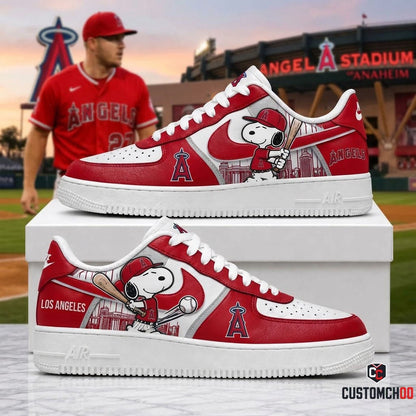 MLB Snoopy Fan Sneakers | Baseball Team Shoes Gift