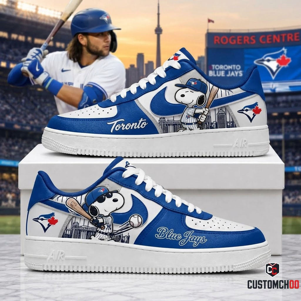 MLB Snoopy Fan Sneakers | Baseball Team Shoes Gift