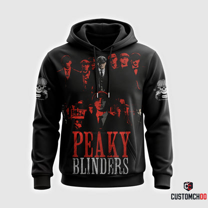 Peaky Blinders Red Black Apparel Collection | Hoodie, Zip Hoodie, Sweatshirt, T-Shirt & Polo Shirt