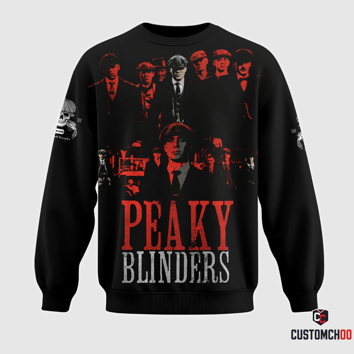 Peaky Blinders Red Black Apparel Collection | Hoodie, Zip Hoodie, Sweatshirt, T-Shirt & Polo Shirt