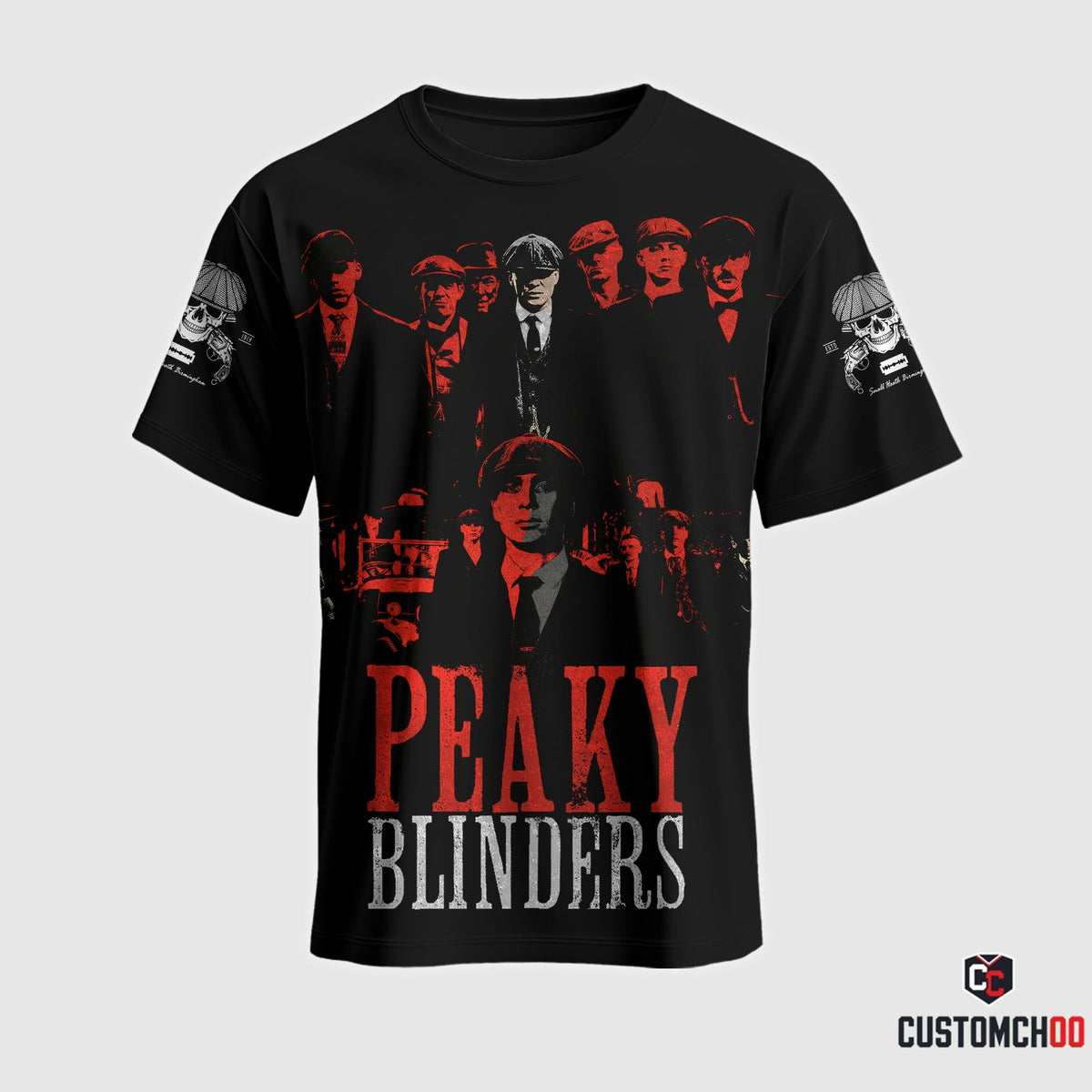 Peaky Blinders Red Black Apparel Collection | Hoodie, Zip Hoodie, Sweatshirt, T-Shirt & Polo Shirt
