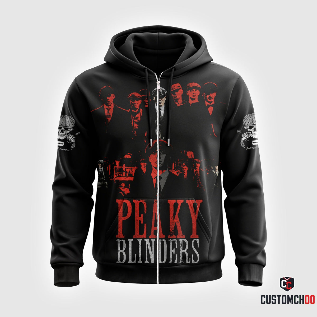 Peaky Blinders Red Black Apparel Collection | Hoodie, Zip Hoodie, Sweatshirt, T-Shirt & Polo Shirt