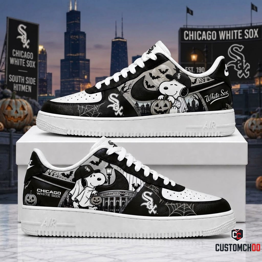Halloween Edition - MLB Snoopy Fan Sneakers | Baseball Team Shoes Gift