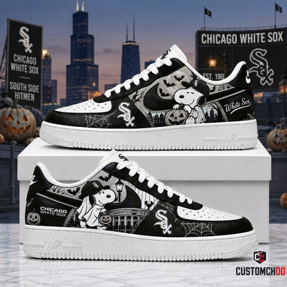 Halloween Edition - MLB Snoopy Fan Sneakers | Baseball Team Shoes Gift