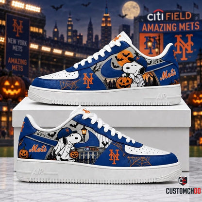 Halloween Edition - MLB Snoopy Fan Sneakers | Baseball Team Shoes Gift