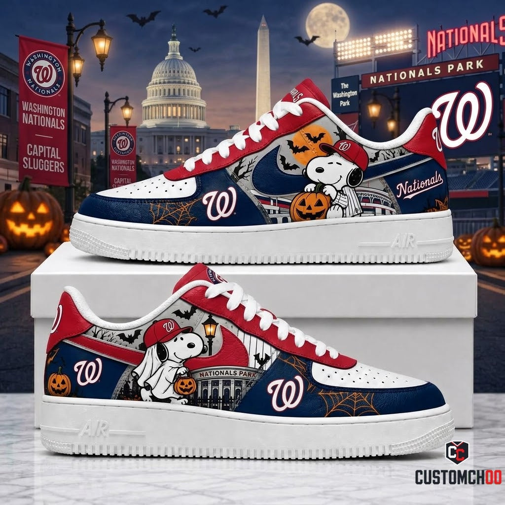 Halloween Edition - MLB Snoopy Fan Sneakers | Baseball Team Shoes Gift
