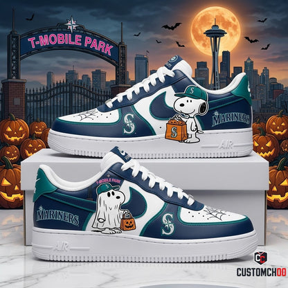 Halloween Edition - MLB Snoopy Fan Sneakers | Baseball Team Shoes Gift