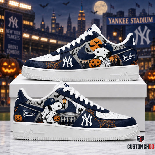 Halloween Edition - MLB Snoopy Fan Sneakers | Baseball Team Shoes Gift