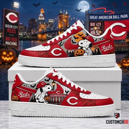Halloween Edition - MLB Snoopy Fan Sneakers | Baseball Team Shoes Gift