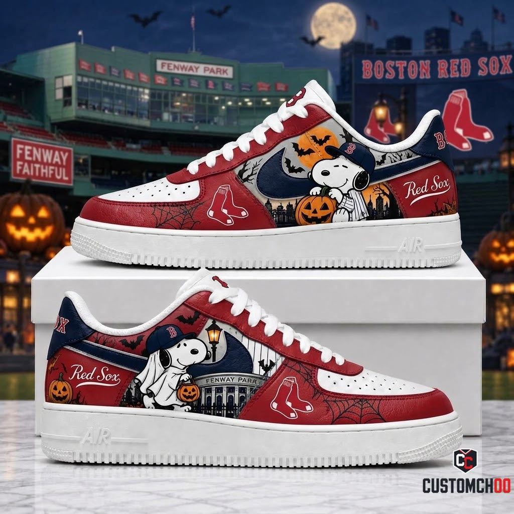 Halloween Edition - MLB Snoopy Fan Sneakers | Baseball Team Shoes Gift