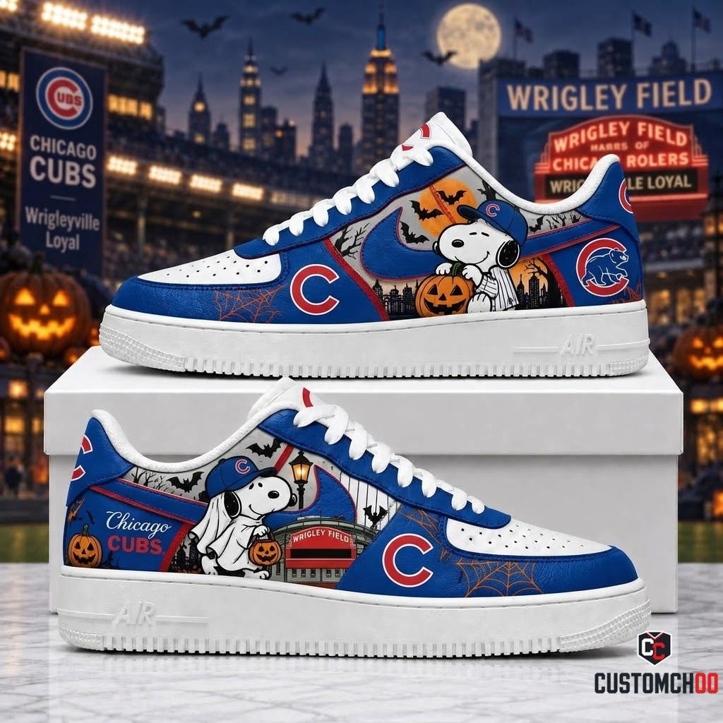 Halloween Edition - MLB Snoopy Fan Sneakers | Baseball Team Shoes Gift