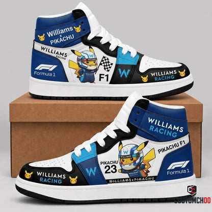 Sport Racing F1 x Pokemon Fan High Top Sneakers | All 11 Formula Teams Available