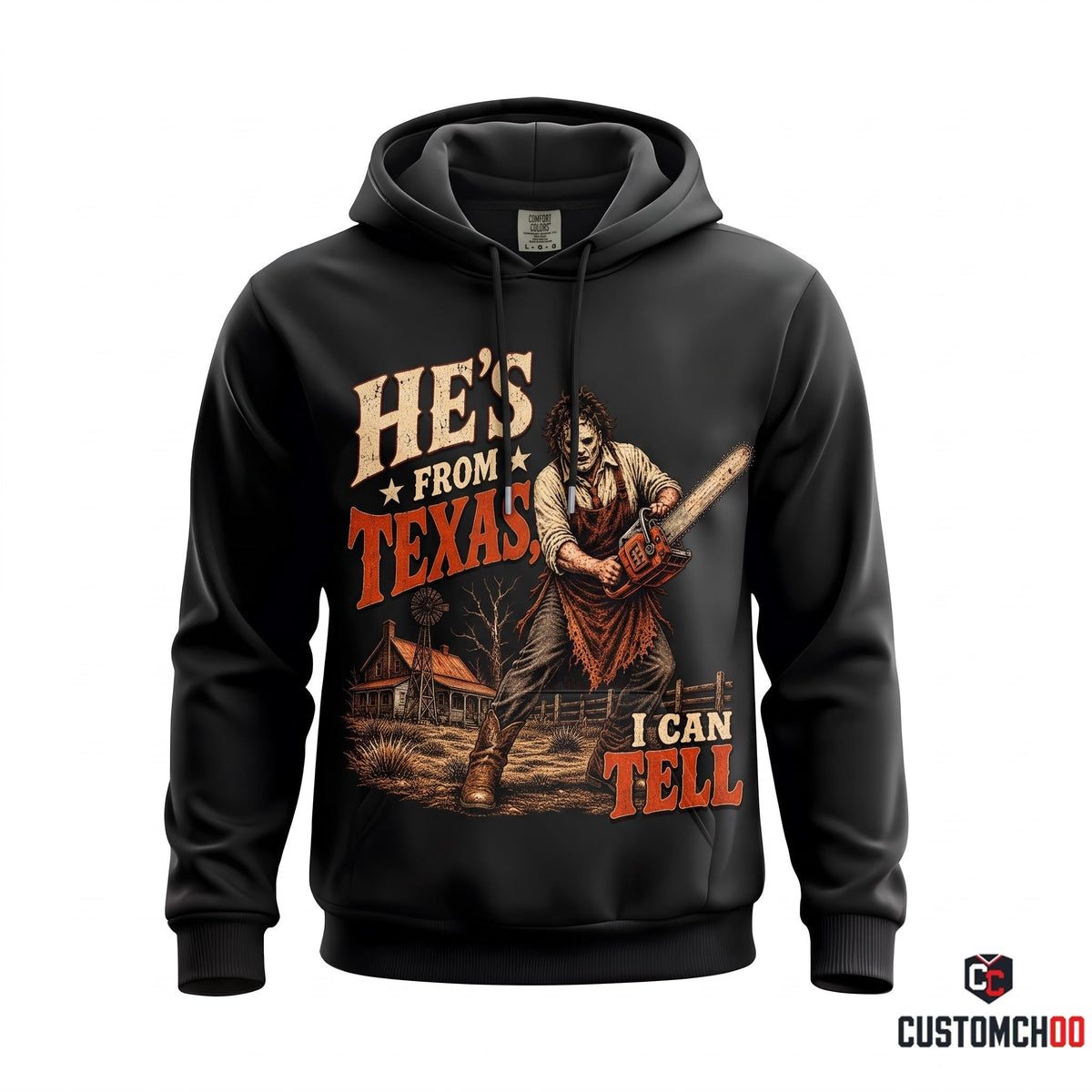 Limited Edition Texas Horror Hoodie & Shirt Collection — Vintage Halloween Movie Tee