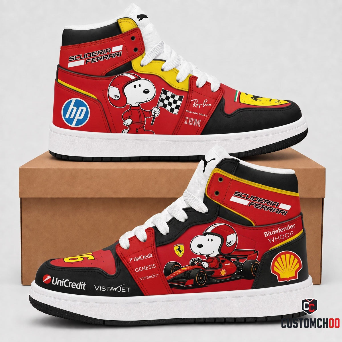 Sport Racing Fan Hoodie Set & High Sneakers | All 11 Formula Teams Available