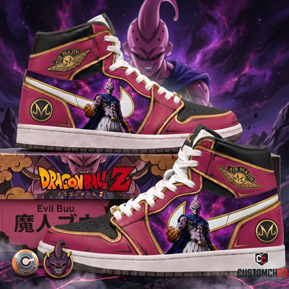 Limited Edition Majin Buu Fan Shoes — Anime High Top Sneaker Gift
