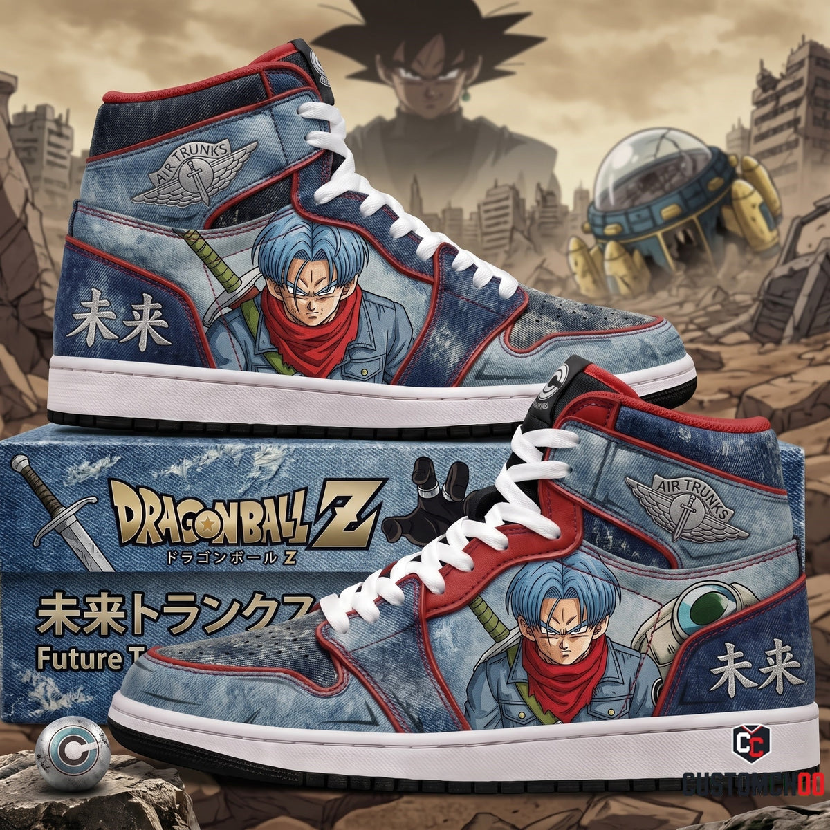 Limited Edition Trunks Fan Shoes — Anime High Top Sneaker Gift