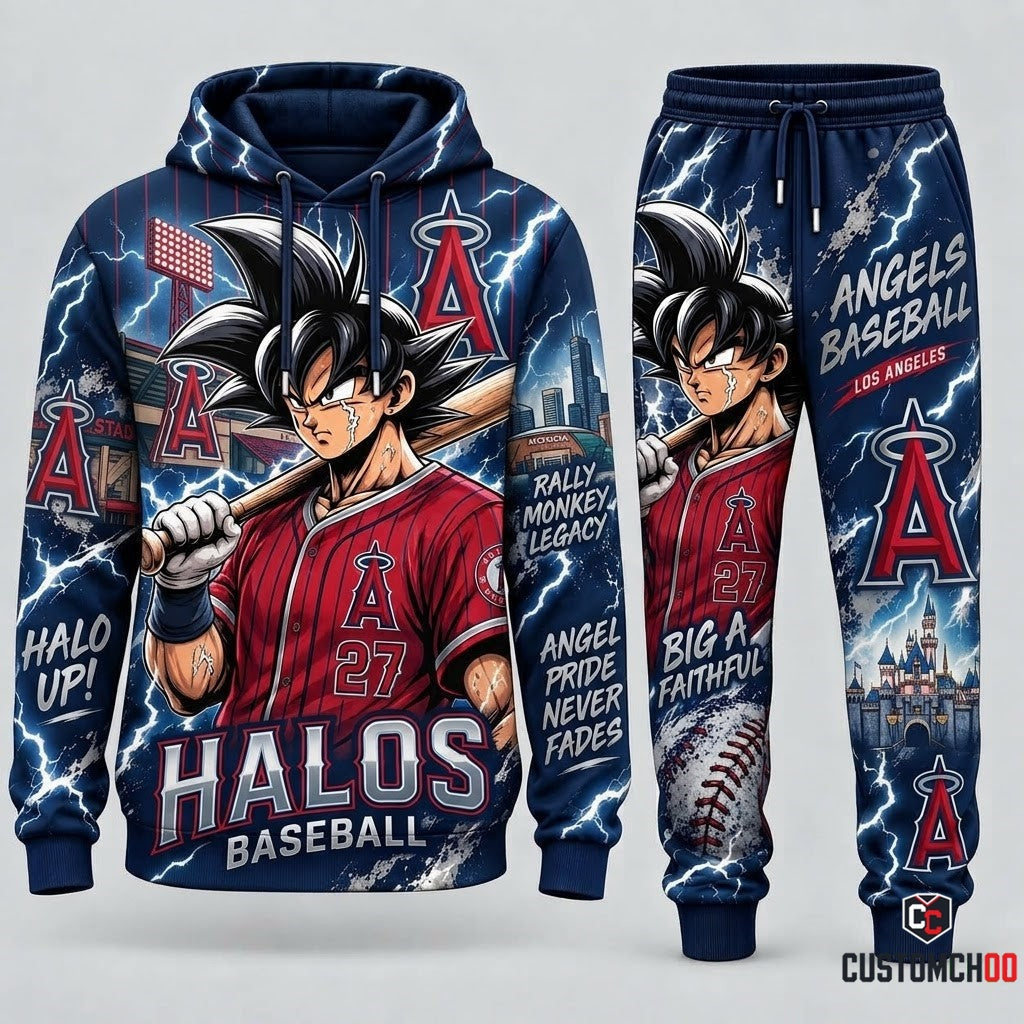 Limited Edition Son Goku x MLB Hoodie & Sweatpants Fan Set