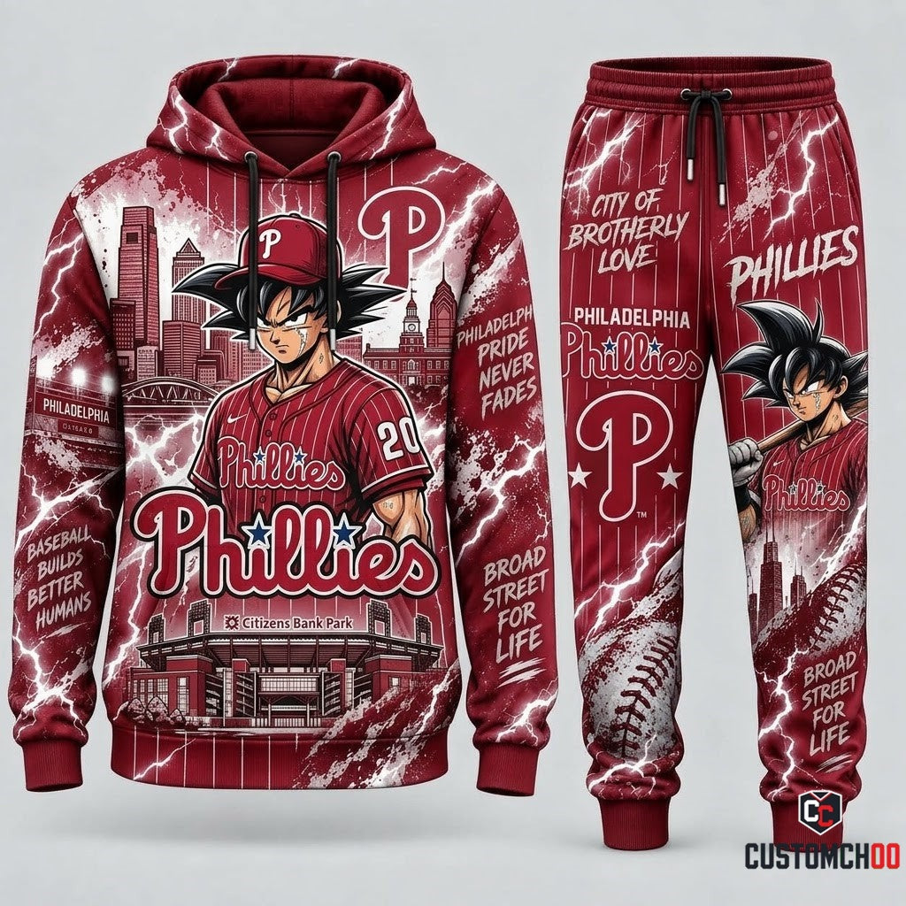 Limited Edition Son Goku x MLB Hoodie & Sweatpants Fan Set