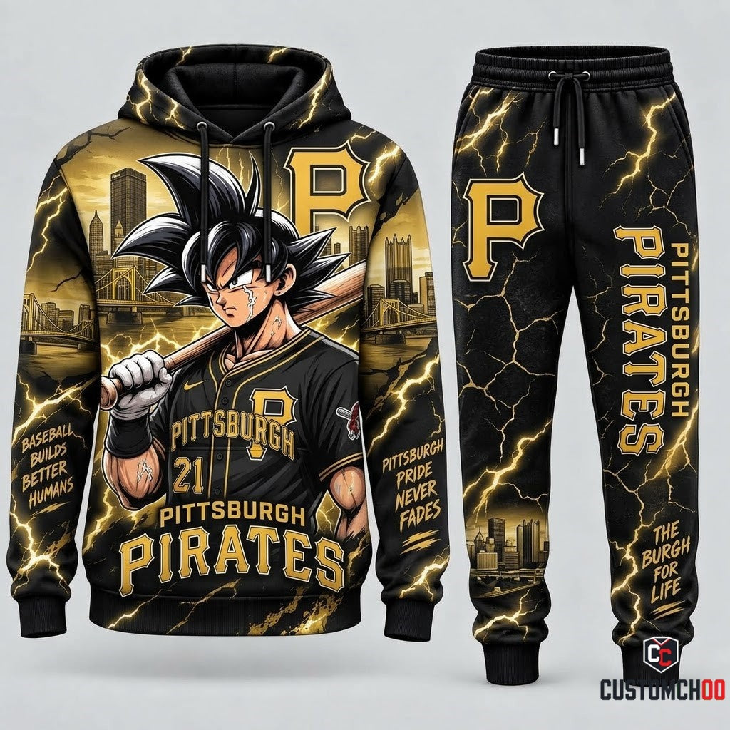 Limited Edition Son Goku x MLB Hoodie & Sweatpants Fan Set