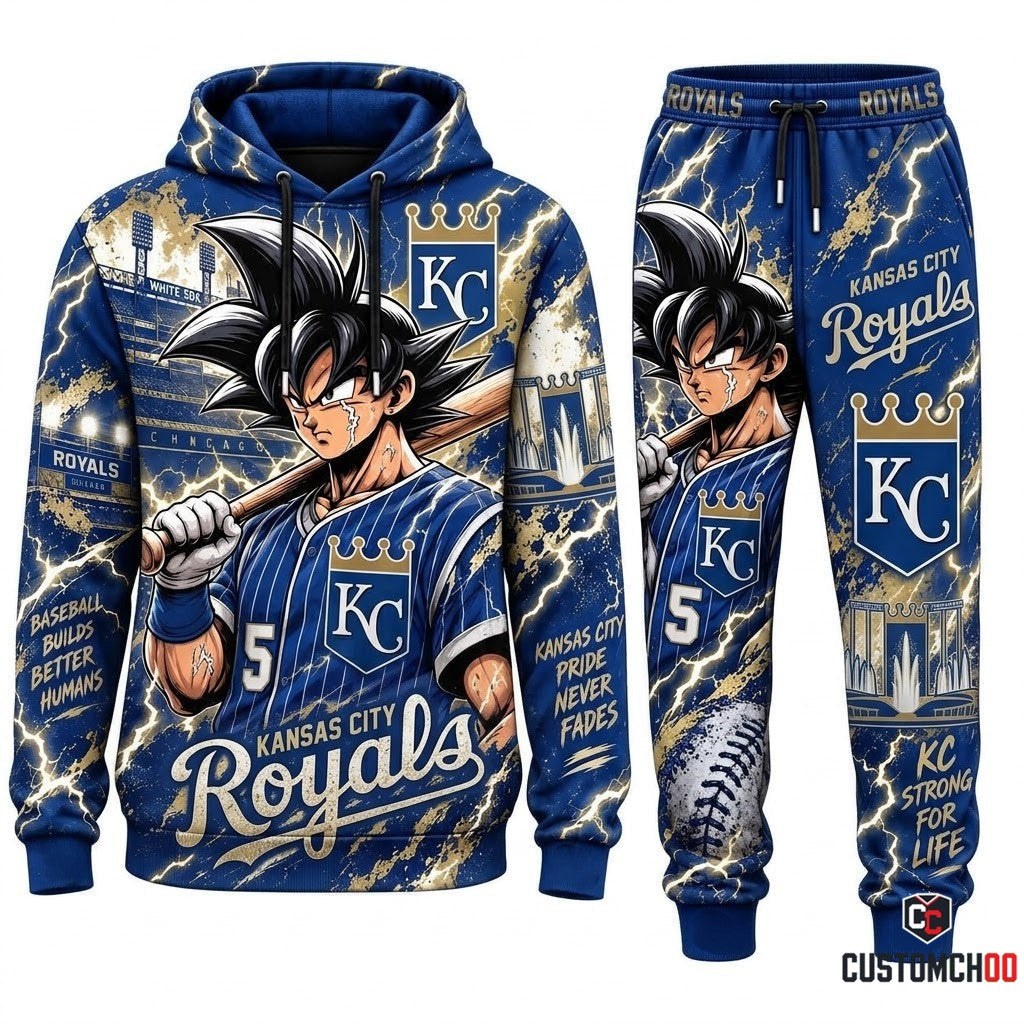 Limited Edition Son Goku x MLB Hoodie & Sweatpants Fan Set