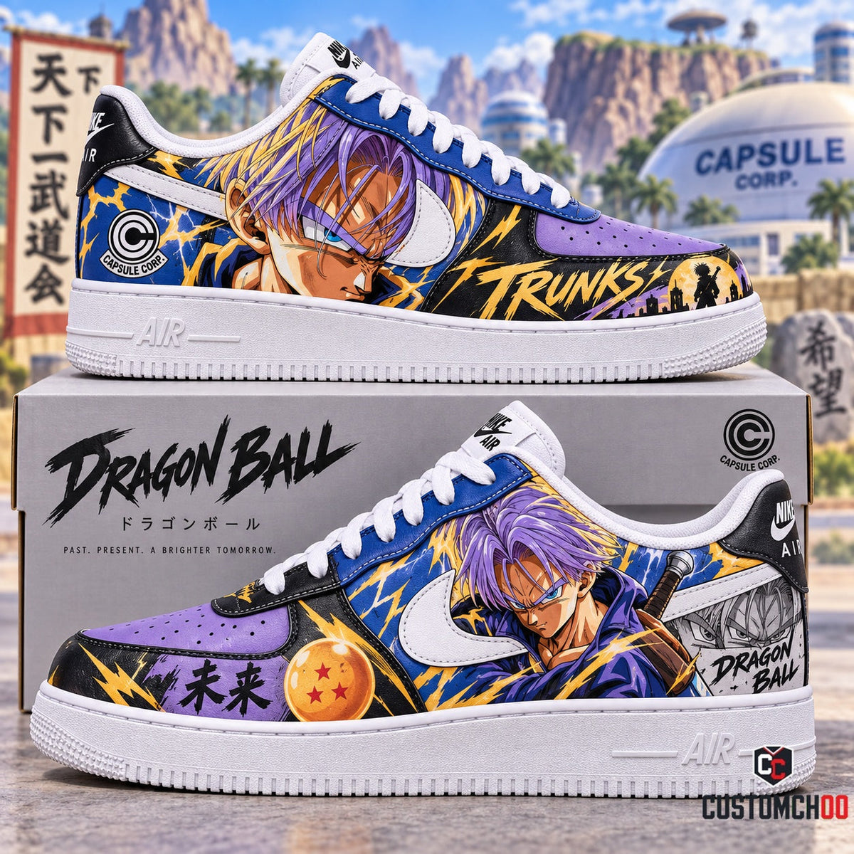 Dragon Ball Future Trunks Fan Shoes GIFT — Anime Sneaker