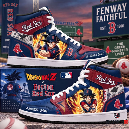 Son Goku x MLB Baseball Fan High Top Sneakers | All 30 Teams Available